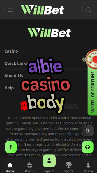 Albie Casino Body - Fitness in Casino Industry-casinoorder.vip